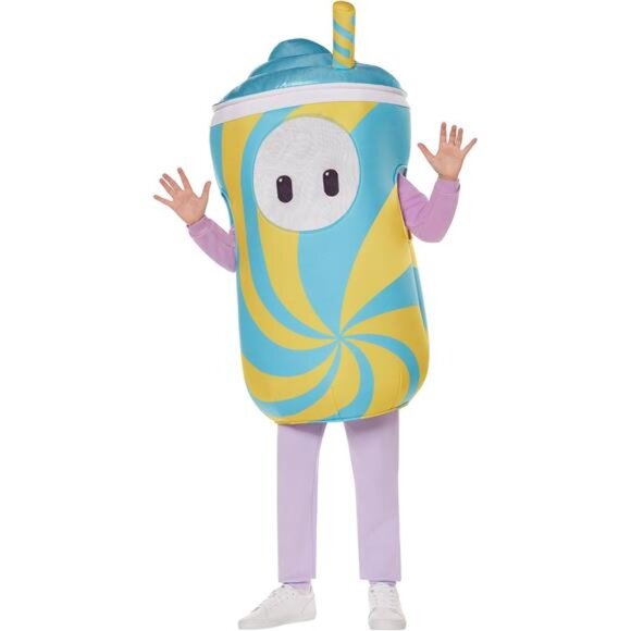 Spirit Halloween Fall Guys Kids Blue Freeze Costume - Picture 1 of 4